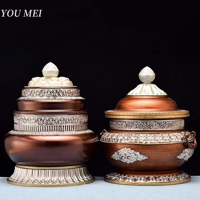 Food Storage With Dividers - Nepal Multiple Styles and Sizes Jar,Engraving