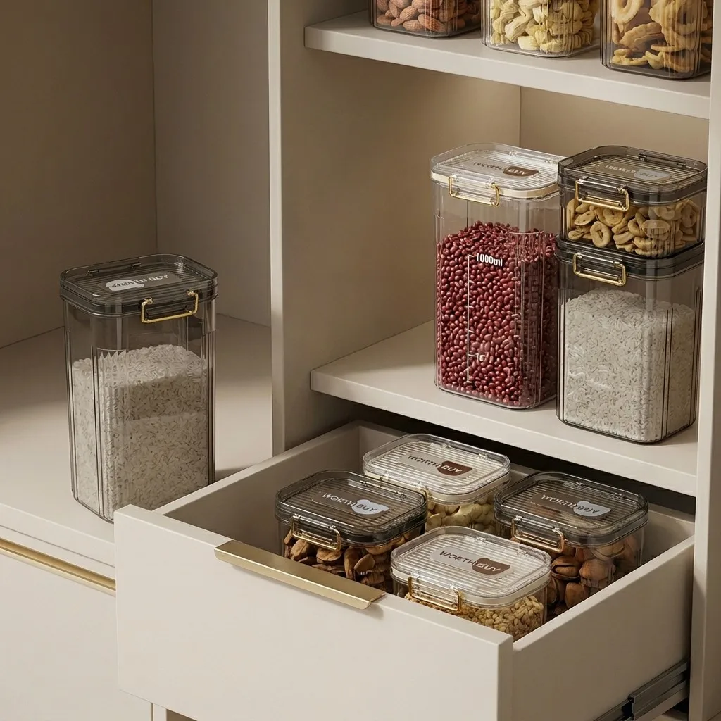 Airtight Food Storage Containe - đánh giá và giá Food Storage With Dividers