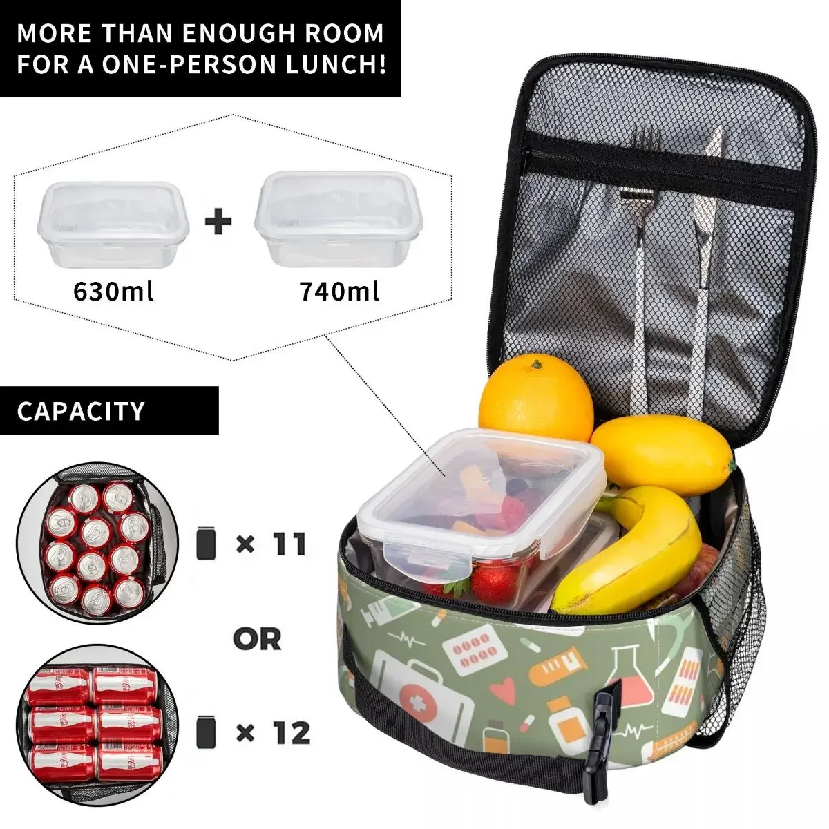 Nurse Healthcare Pattern Merch - đánh giá và giá Food Storage Bag