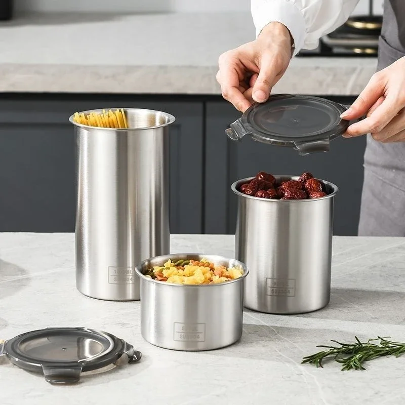 304 Stainless Airtight Contain - đánh giá và giá Food Storage With Dividers