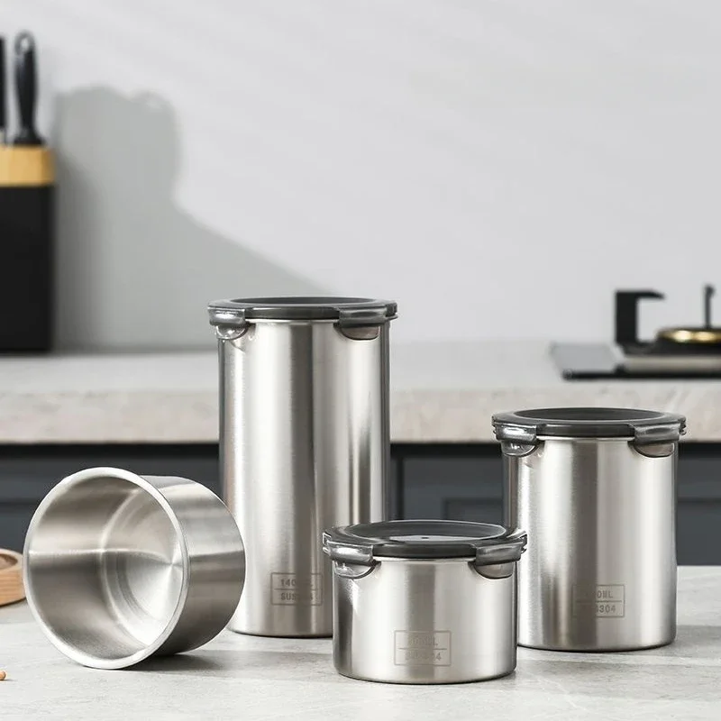 304 Stainless Airtight Contain - đánh giá và giá Food Storage With Dividers