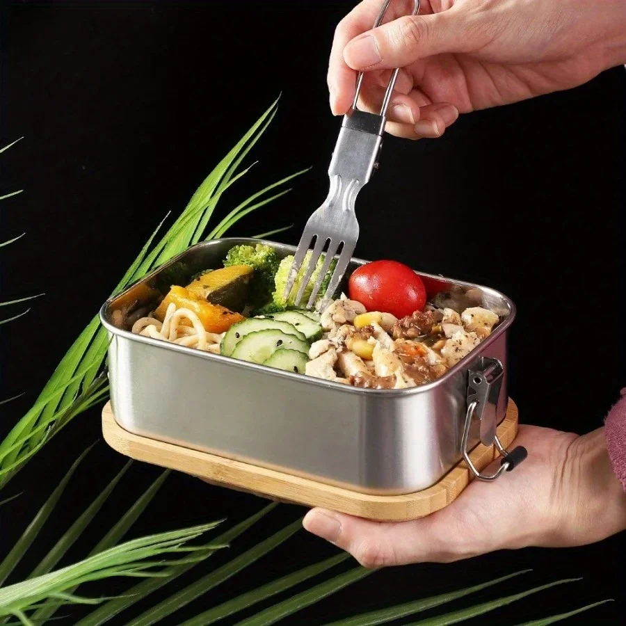 New 304 Stainless Steel Bamboo - đánh giá và giá Food Storage Meals