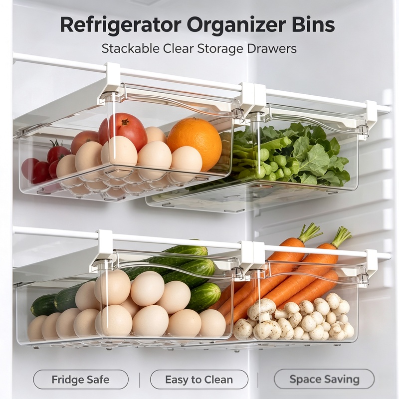 Hanging Sliding Drawer Refrige - đánh giá và giá Food Storage With Dividers
