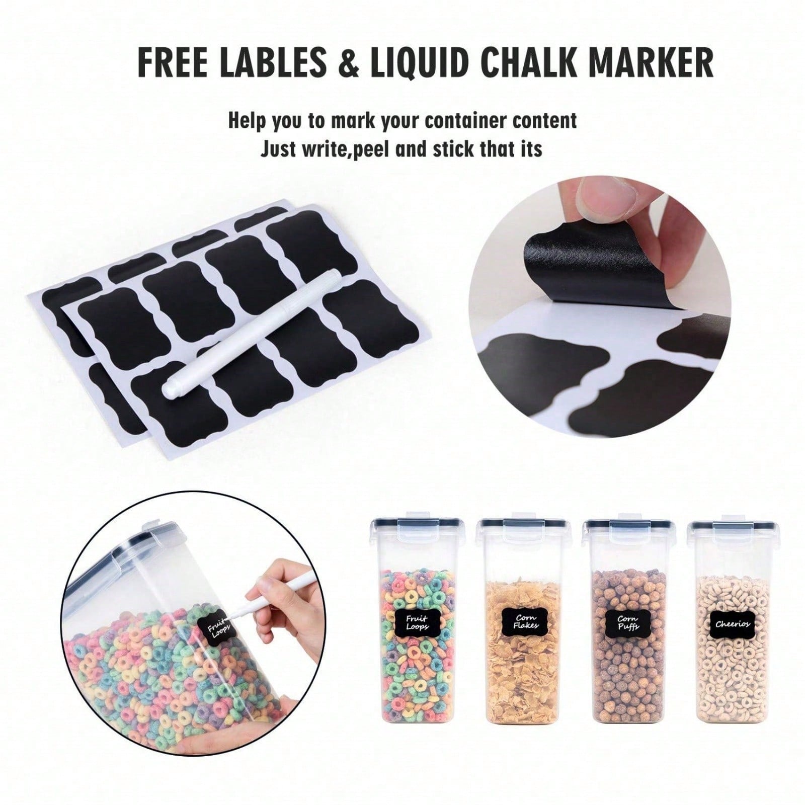 4 Pack Airtight Cereal & Dry F - đánh giá và giá Food Storage Meals
