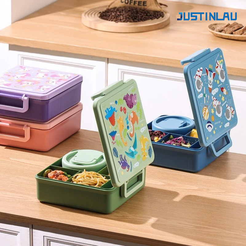 Lunch Box Cartoon Fruit Salad  - đánh giá và giá Food Storage Oven Safe