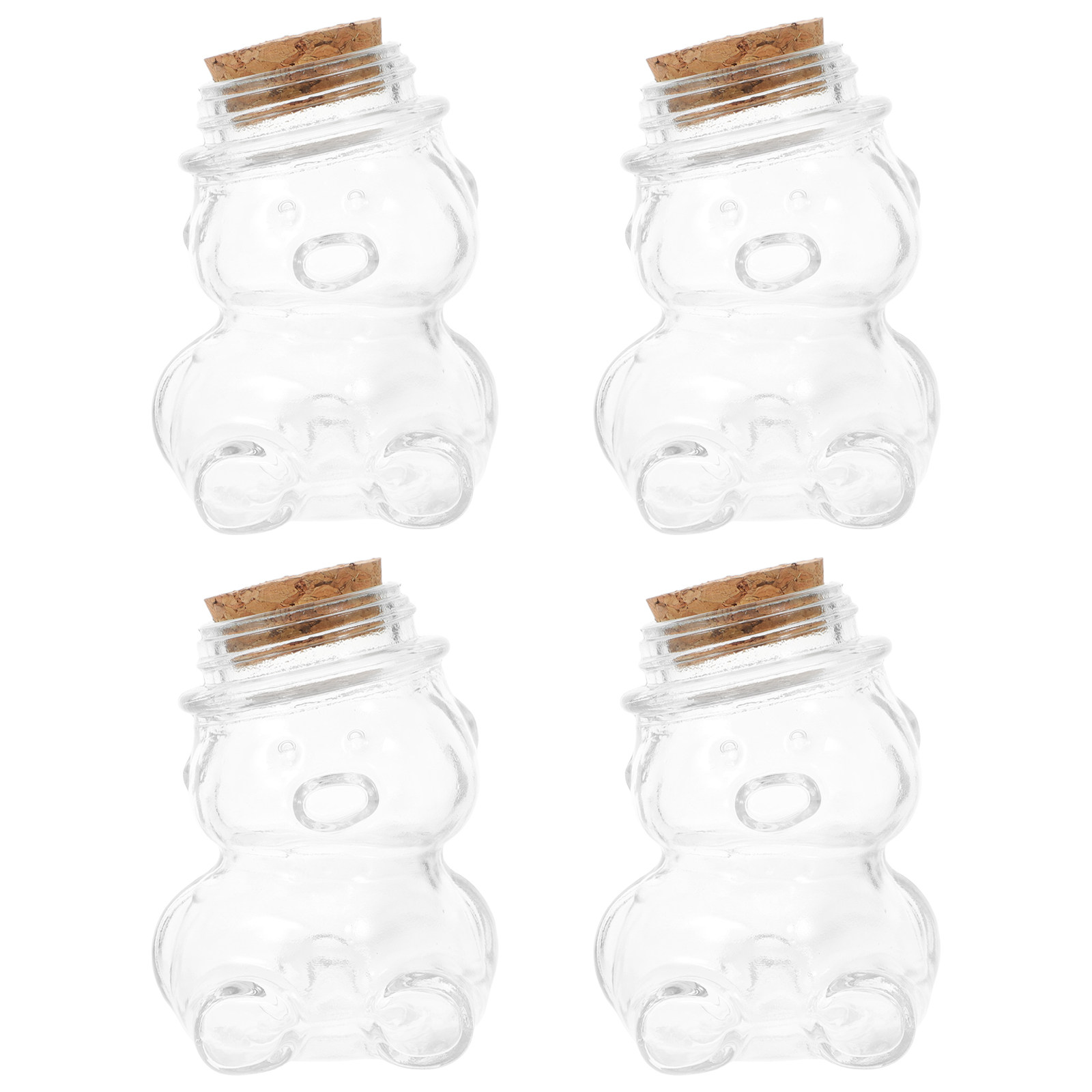 4Pcs Transparent Glass Candy J - đánh giá và giá Food Storage Containers