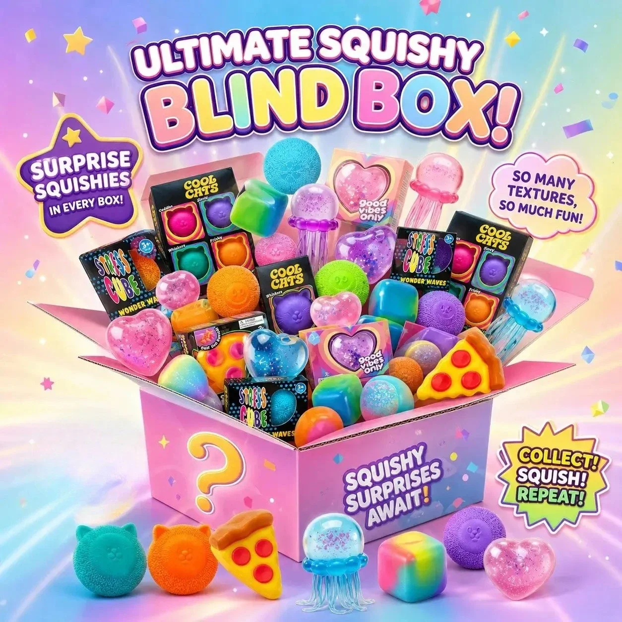 100+Mystery Fidget Toy Blind B - đánh giá và giá Food Storage Bag