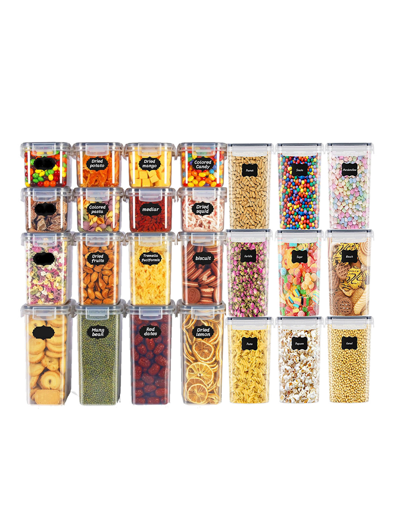 48pcs, Sealed Food Storage Con - đánh giá và giá Food Storage Meals