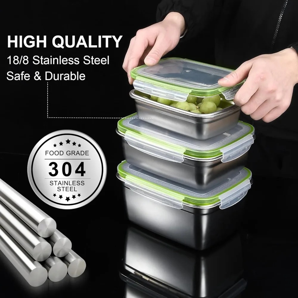 1/3 Piece Food Storage Contain - đánh giá và giá Food Storage Oven Safe